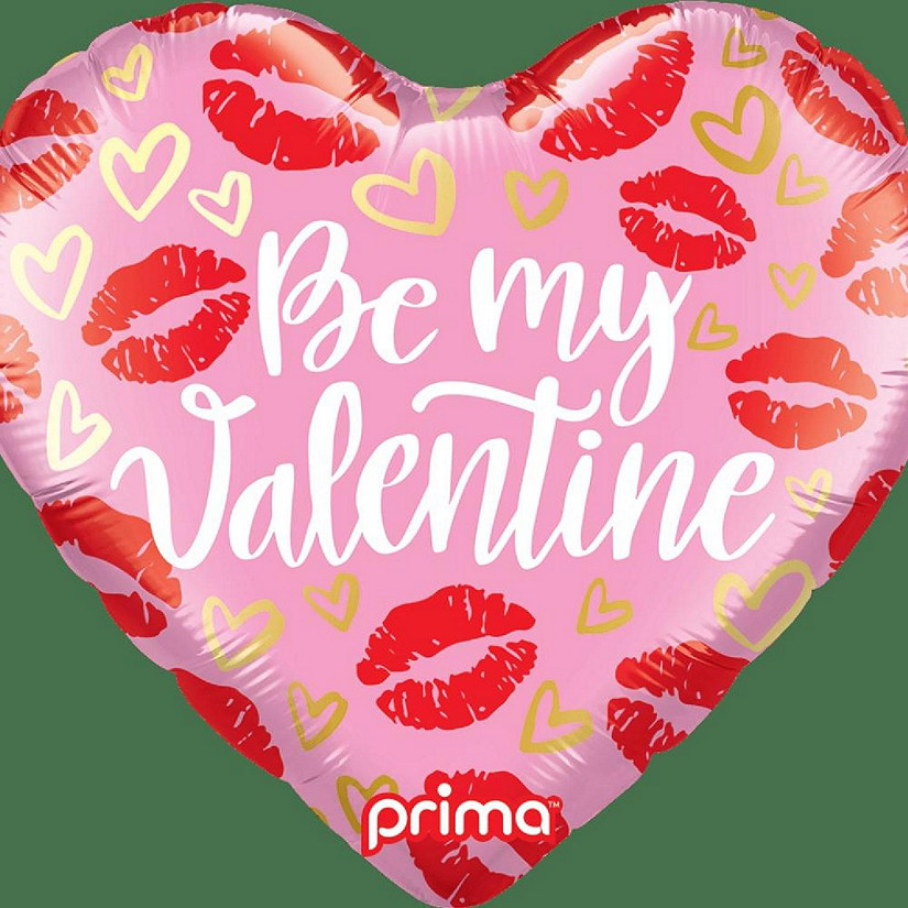 Prima - 18" - Multicolor - Heart Foil Balloon Image