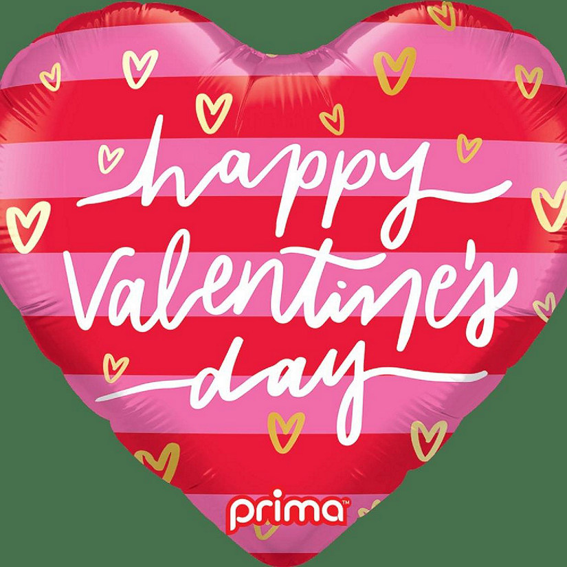 Prima - 18" - Multicolor - Heart Shaped Balloon Image