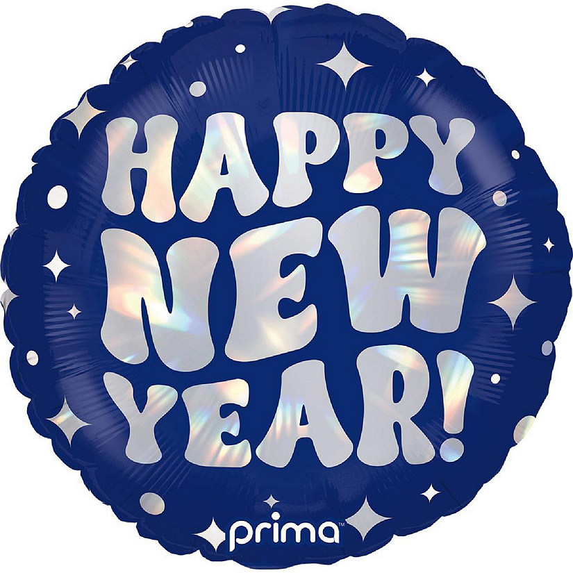Prima - 18" - Multicolor - Holographic Foil Balloon Image