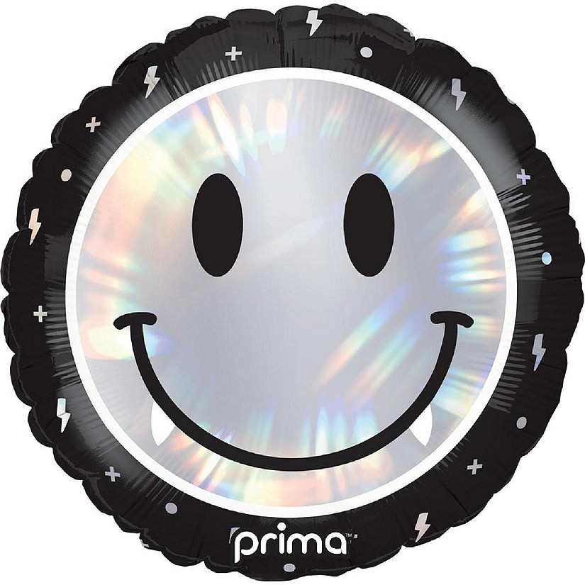 Prima - 18" - Multicolor - Holographic Vampire Balloon Image