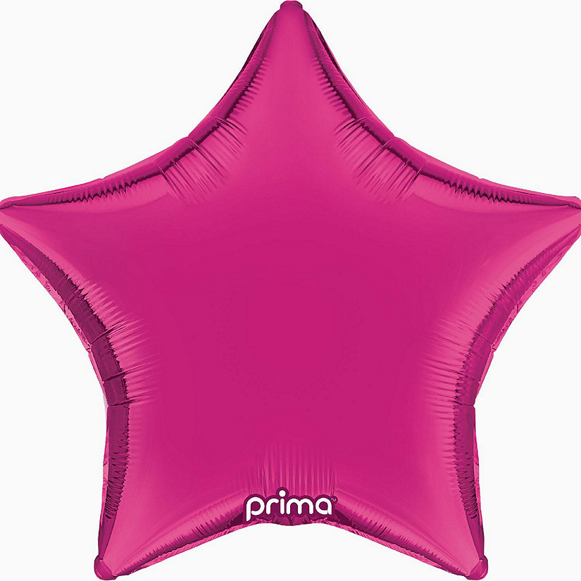 Prima - 18" - Pink - Star Foil Balloon Image