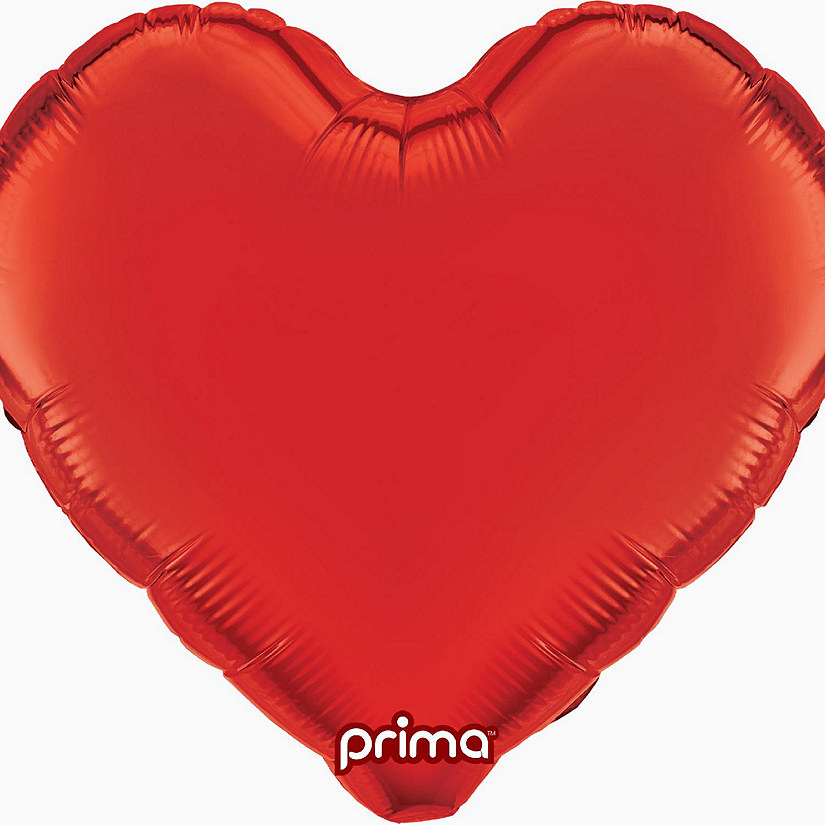 Prima - 18" - Red - Heart Foil Balloon Image