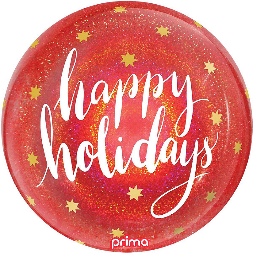 Prima - 20" - Multicolor - Holiday Glitter Sphere Image