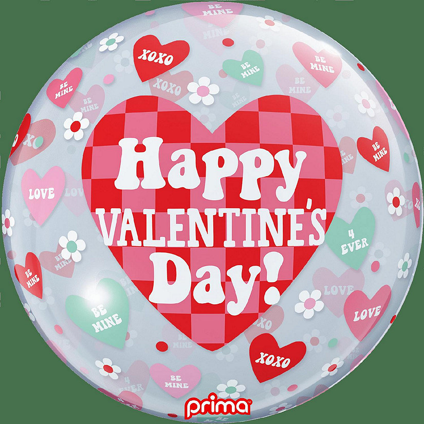 Prima - 20" - Multicolor - Valentine's Day Heart Sphere Image