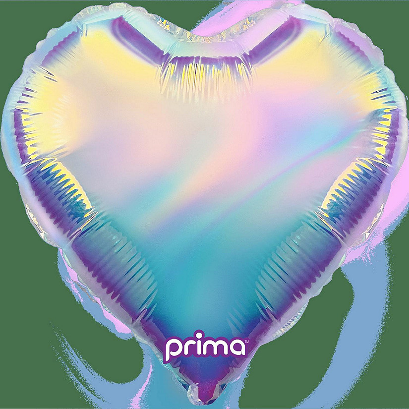 Prima - 28" - Iridescent - Heart Balloon Image
