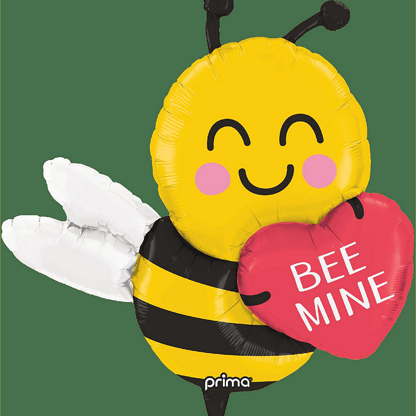 Prima - 32" - Multicolor - Bee Mine Foil Balloon Image