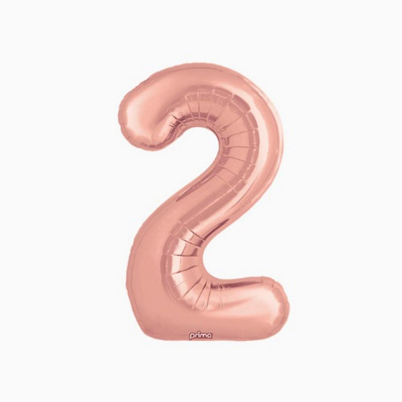 Prima - 34" - Rose Gold - Foil Number 2 Image