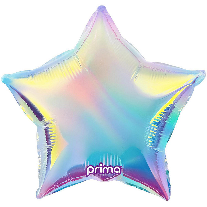 Prima - 4" - Multicolor - Star Balloons Image