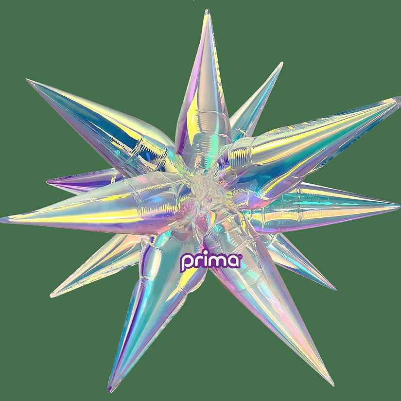 Prima - 40" - Iridescent - Starburst Deco Balloons Image