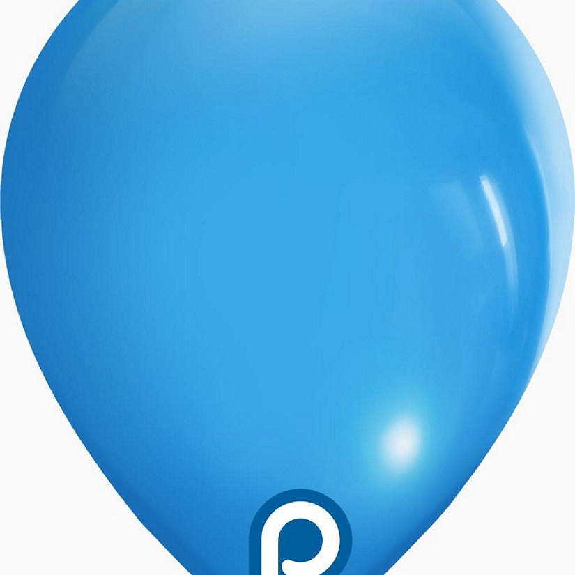 Prima - 5" - Blue - Vibrant Balloons Image