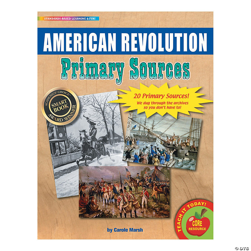 Primary Source Documents: American Revolution - 20 Pc. Image
