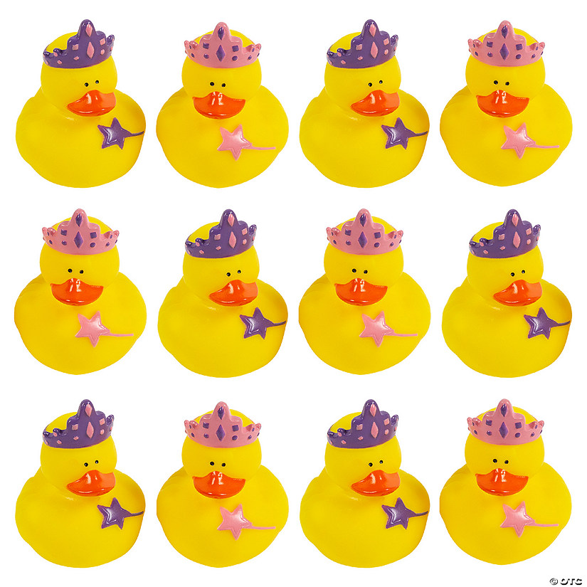 Princess Rubber Ducks - 12 Pc. Image