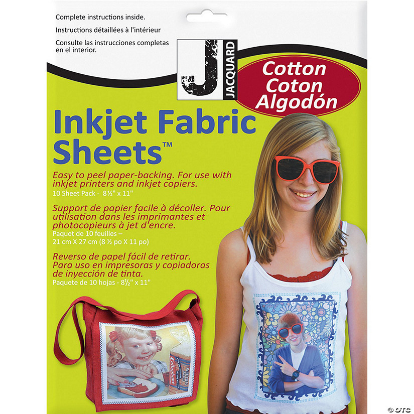 Printed Treasures Ink Jet Fabric Sheets 8.5"X11" 10/Pkg-100% Cotton Percale Image