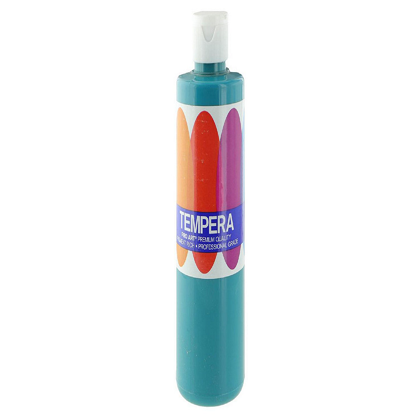 Pro Art Liquid Tempera Paint 8oz Turquoise Image
