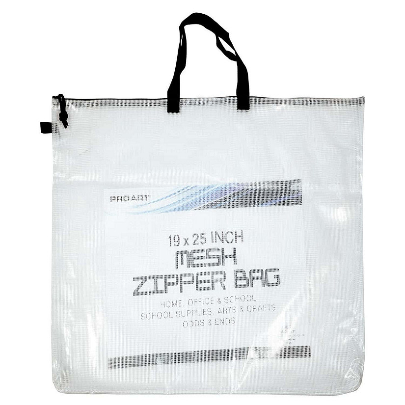 Pro Art Mesh/Vinyl Bag with Handle and Zipper 19 by 25-inch