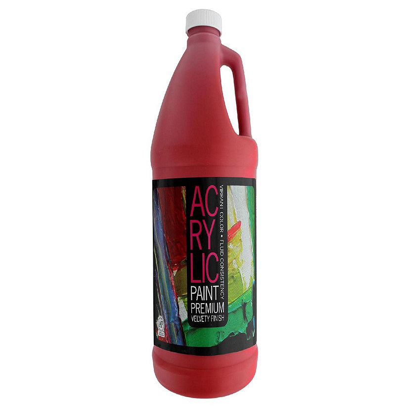 Pro Art Student Acrylic Paint 64oz Hansa Red Image