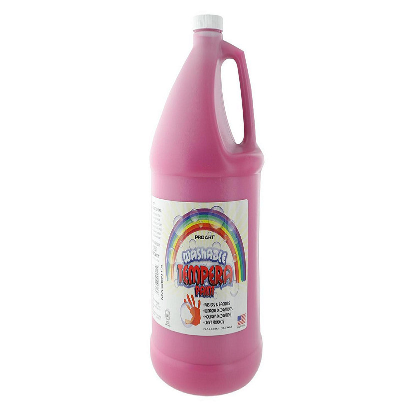 Pro Art Washable Tempera Paint Gallon Magenta Image