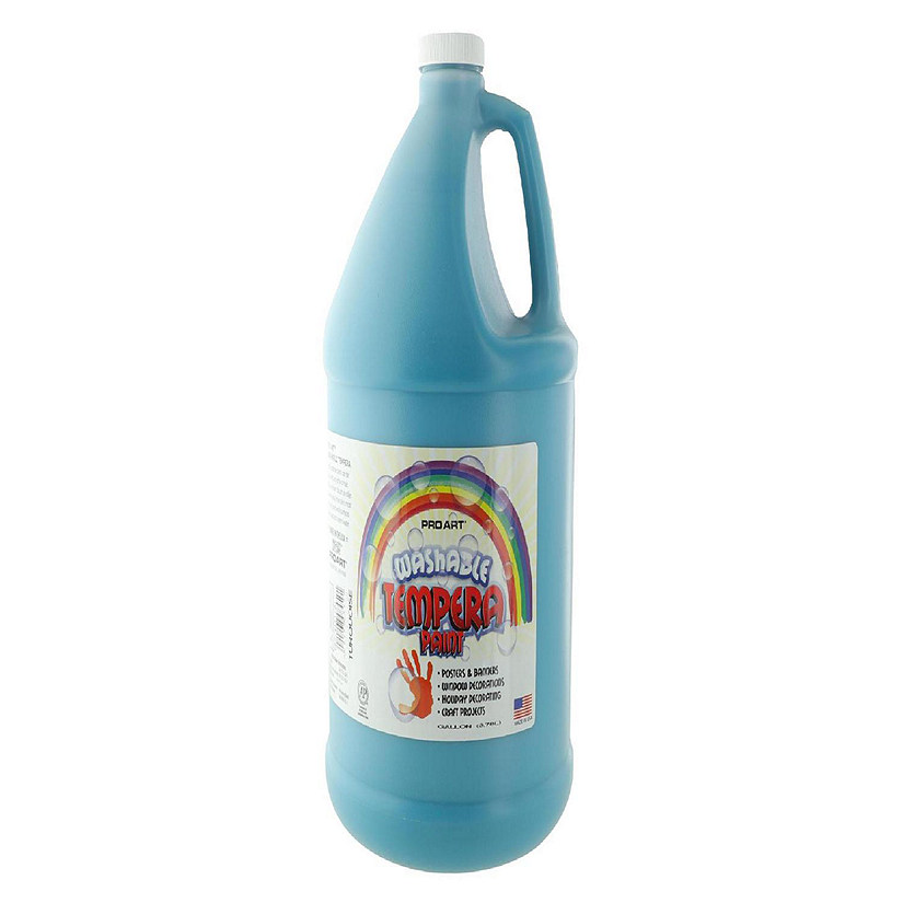 Pro Art Washable Tempera Paint Gallon Turquoise Image