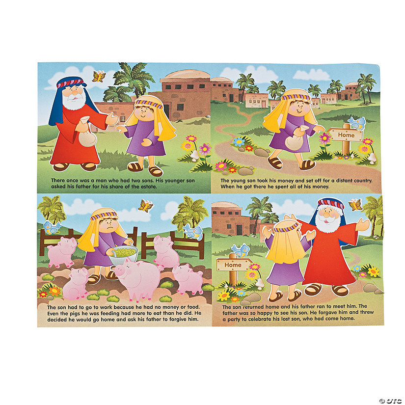 Prodigal Son Sticker Scenes - 12 Pc. Image