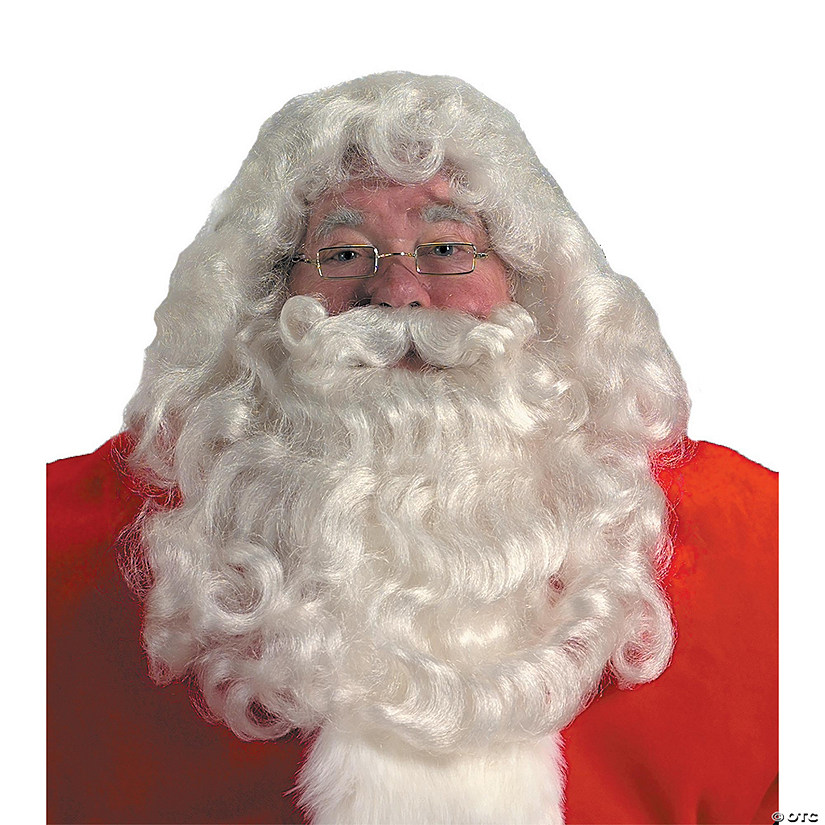 Professional Santa Wig &amp; Beard Set Image