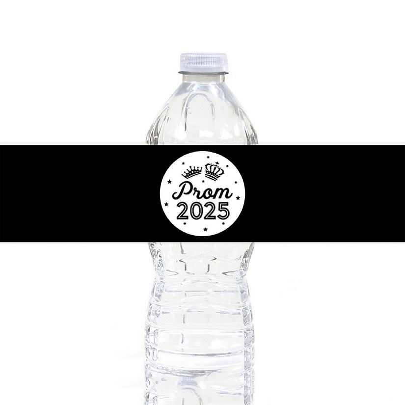 Prom Night Labels Black, 20 Pack Image