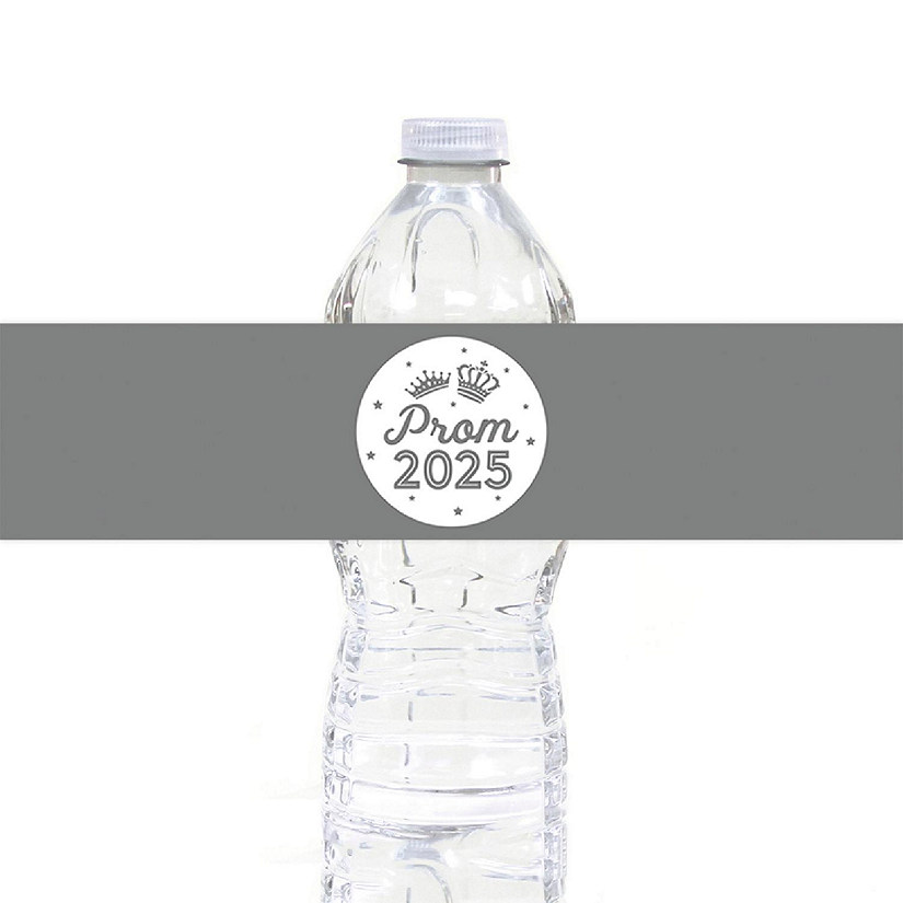 Prom Night Labels Gray, 20 Pack Image