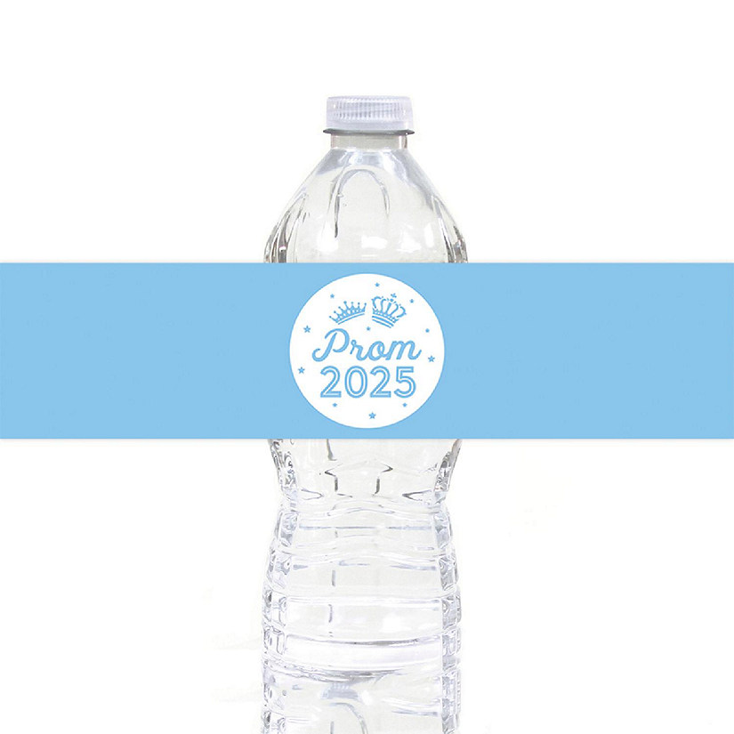 Prom Night Labels Light Blue, 20 Pack Image