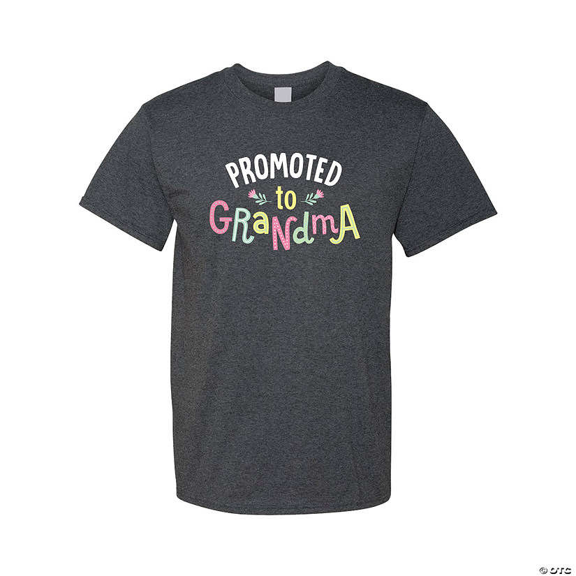 Promoted to Grandma Adult&#8217;s T-Shirt Image