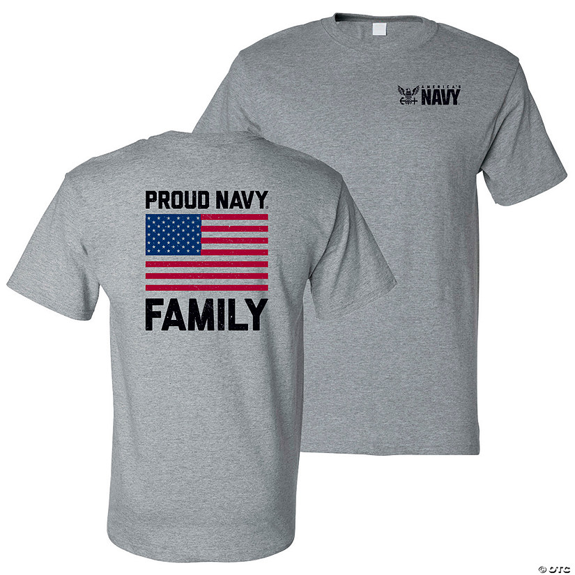 Proud America&#8217;s Navy<sup>&#174;</sup> Family Adult&#8217;s T-Shirt Image