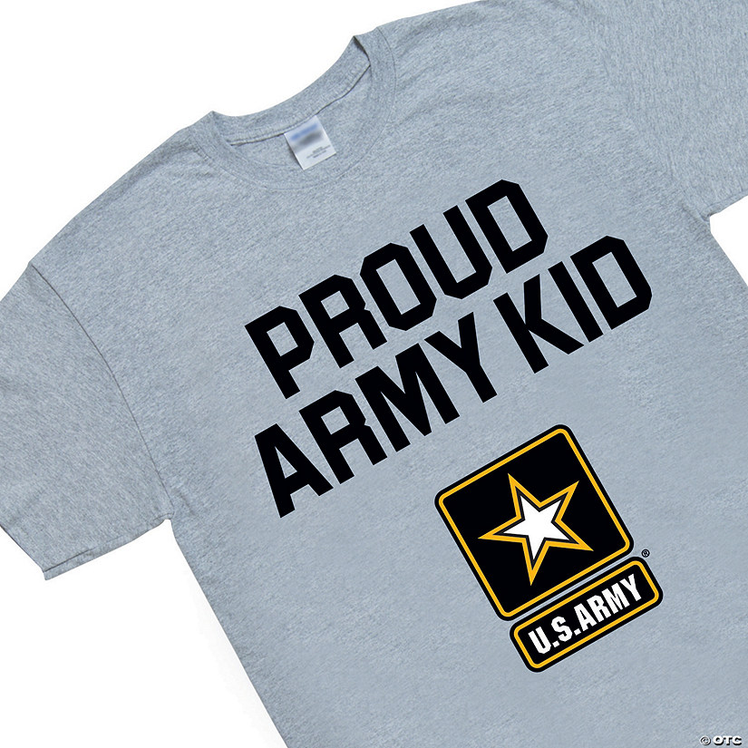 Proud Army Kid Youth T-Shirt - Medium Image