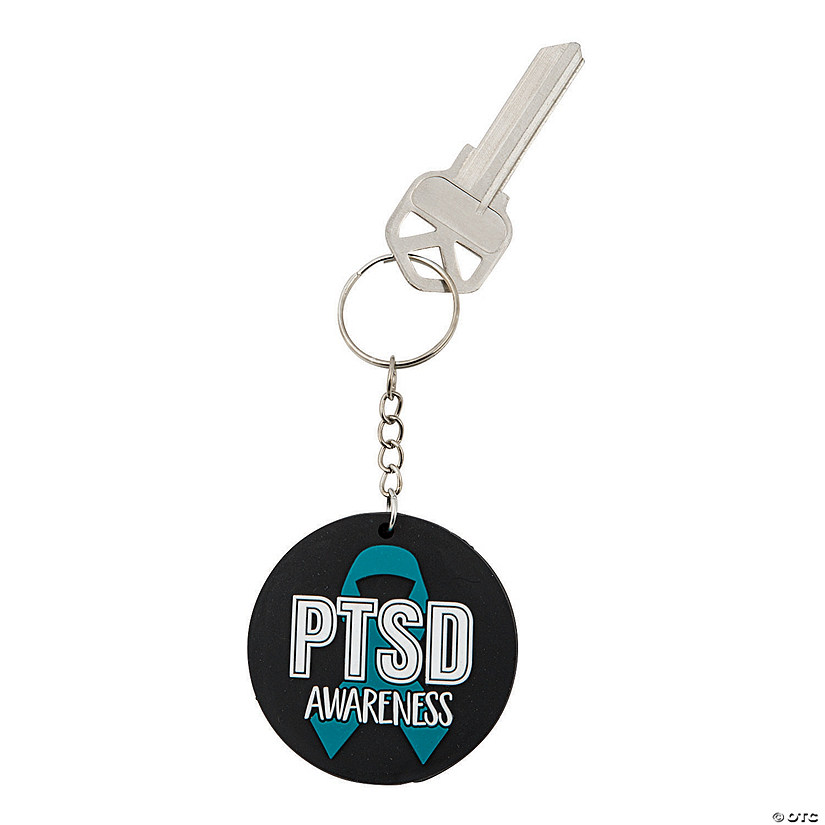 PTSD Awareness Keychains - 12 Pc. Image