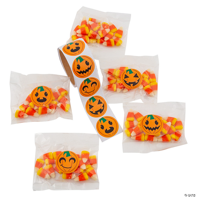Pumpkin Candy Corn Handouts For 32