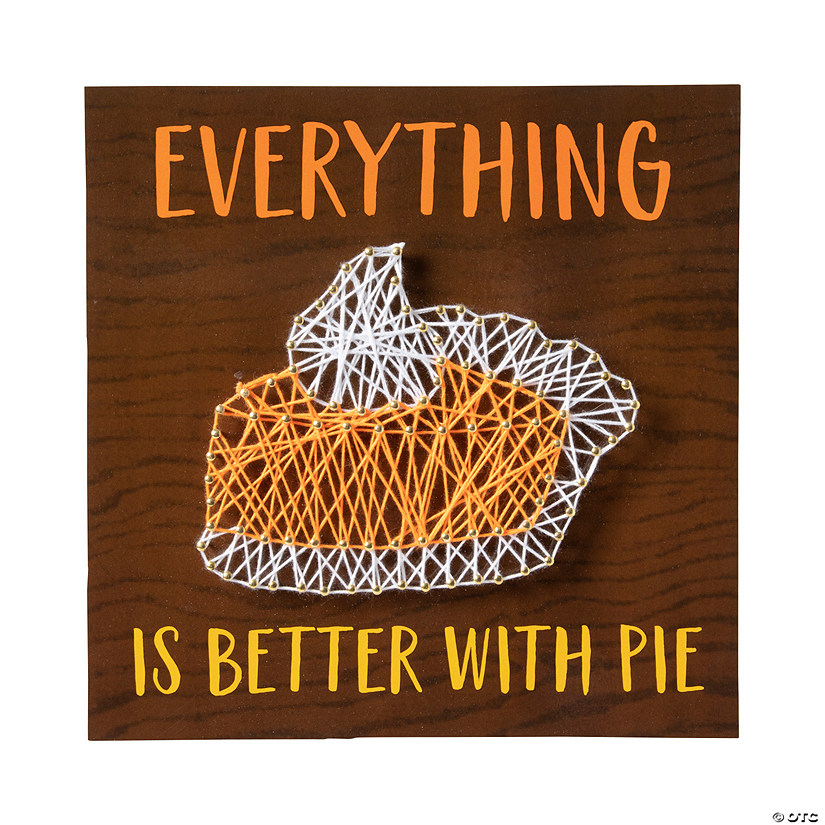 Pumpkin Pie String Art Craft Kit Image