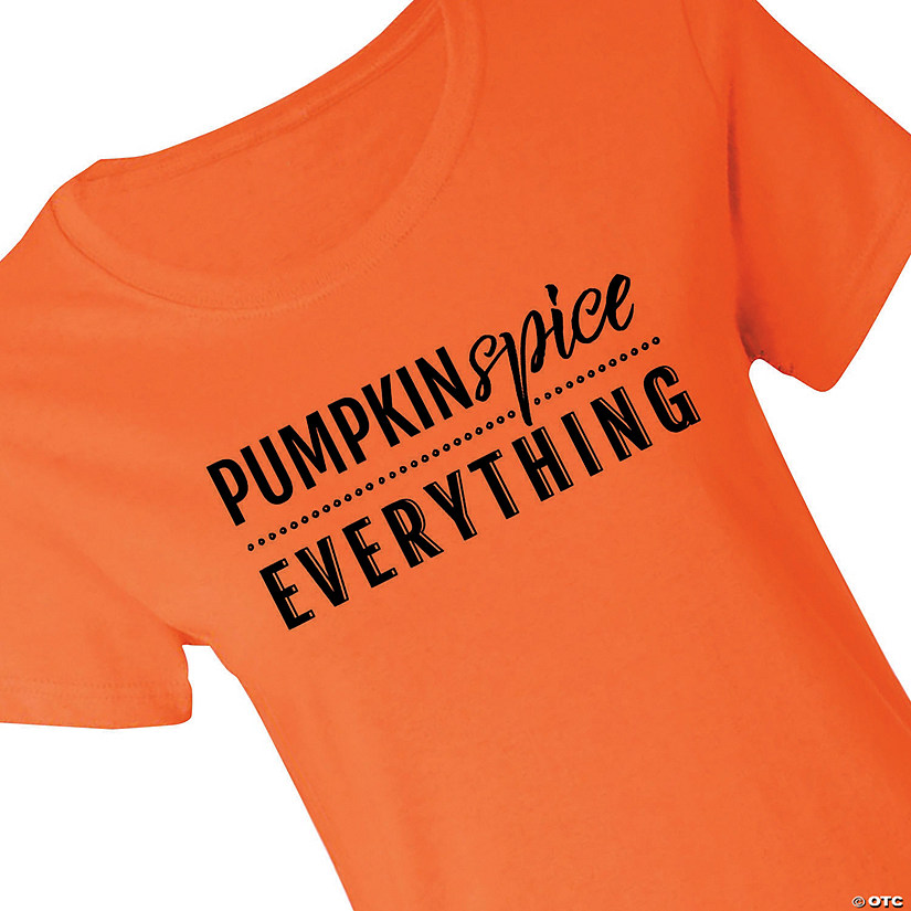 Pumpkin Spice Everything Adult's T-Shirt Image
