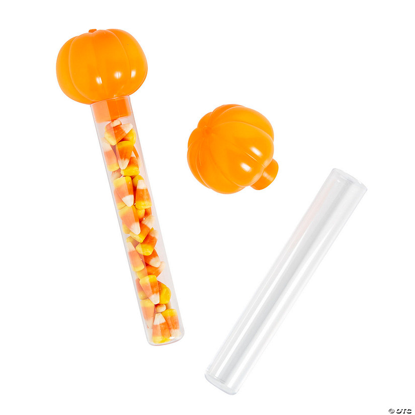 Pumpkin Tube Containers- 12 Pc. Image