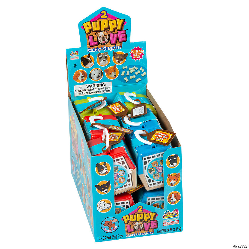 Puppy Love Candy Surprise Toys - 12 Pc. Image