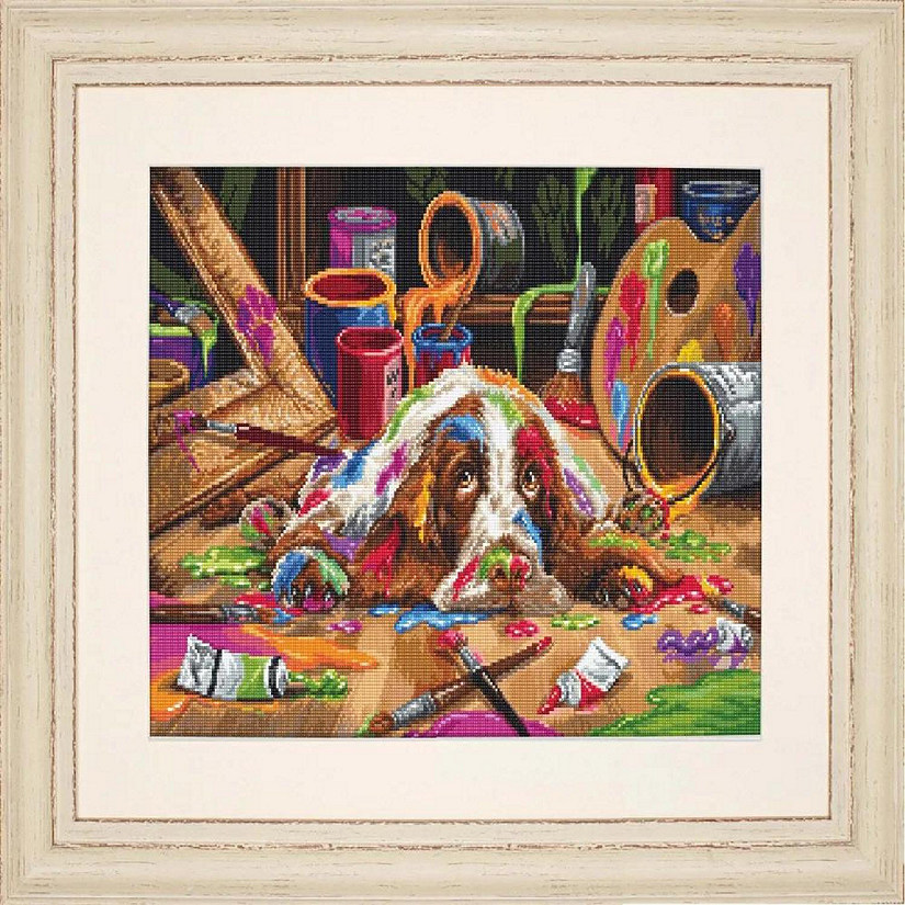 Puppy Picasso B2415L Counted Cross-Stitch Kit Image
