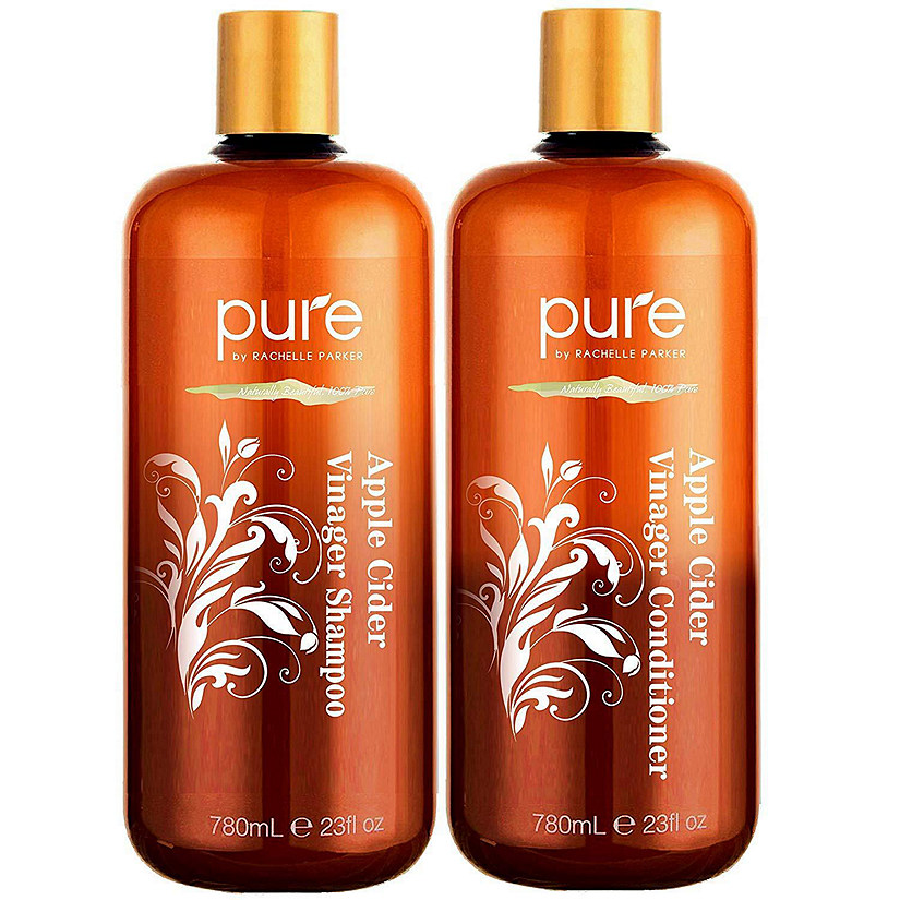 Pure Parker Apple Cider Vinegar Shampoo and Conditioner Sulfate Free for Damaged Oily Hair Image