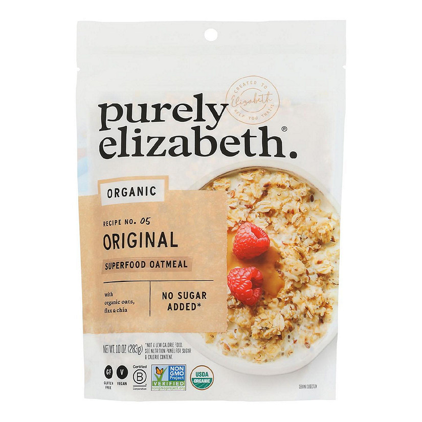 Purely Elizabeth Oatmeal - Organic - Ancient Grain - Original - 10 oz - case of 6 Image