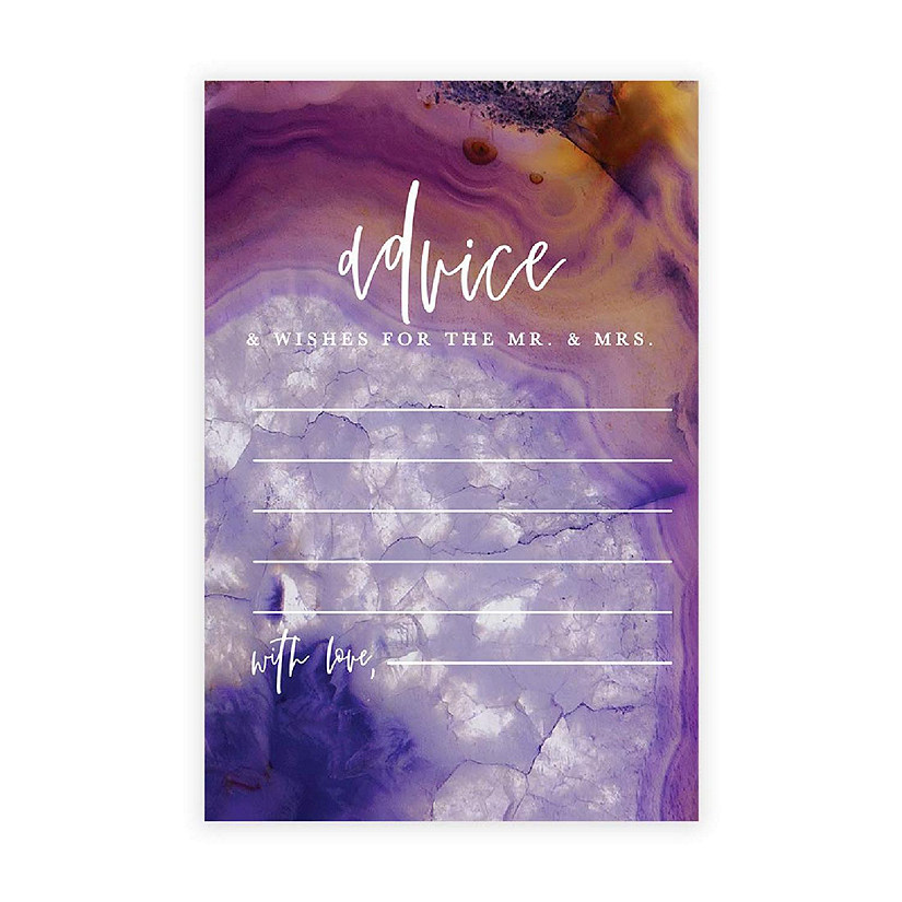 Purple Agate Advice 4x6IN 56PC Image