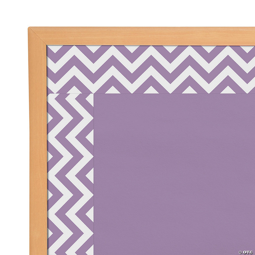 Purple Chevron Bulletin Board Borders Discontinued