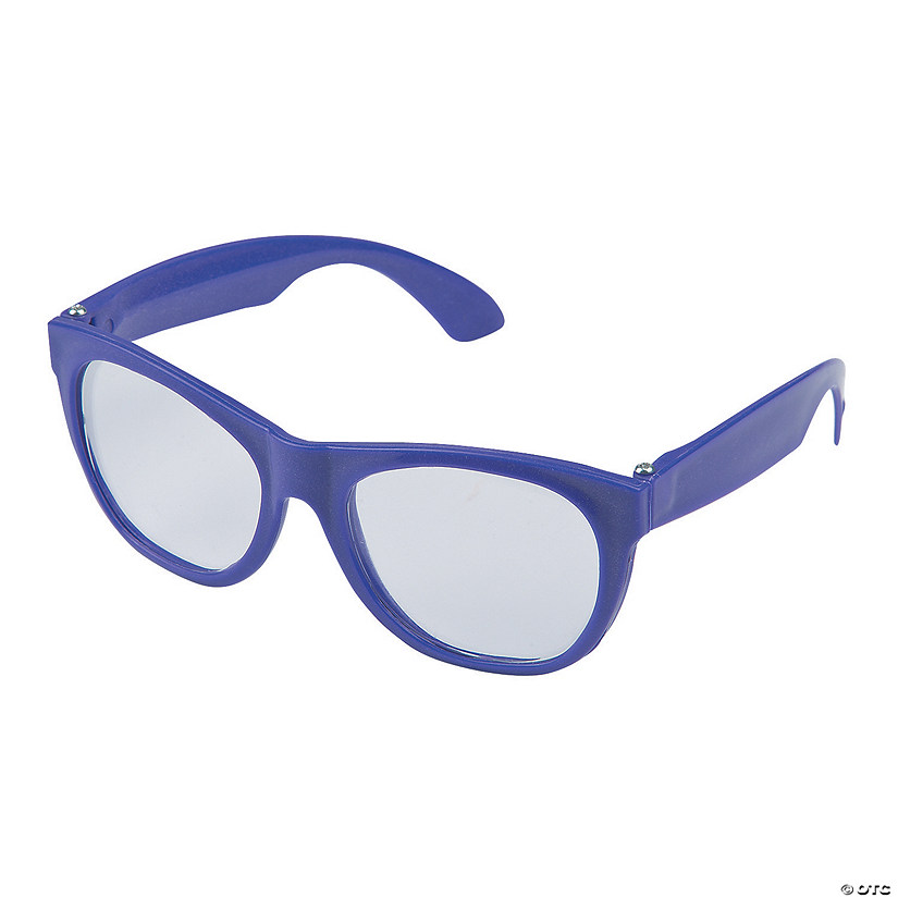 Purple Clear Lens Glasses - 12 Pc. Image