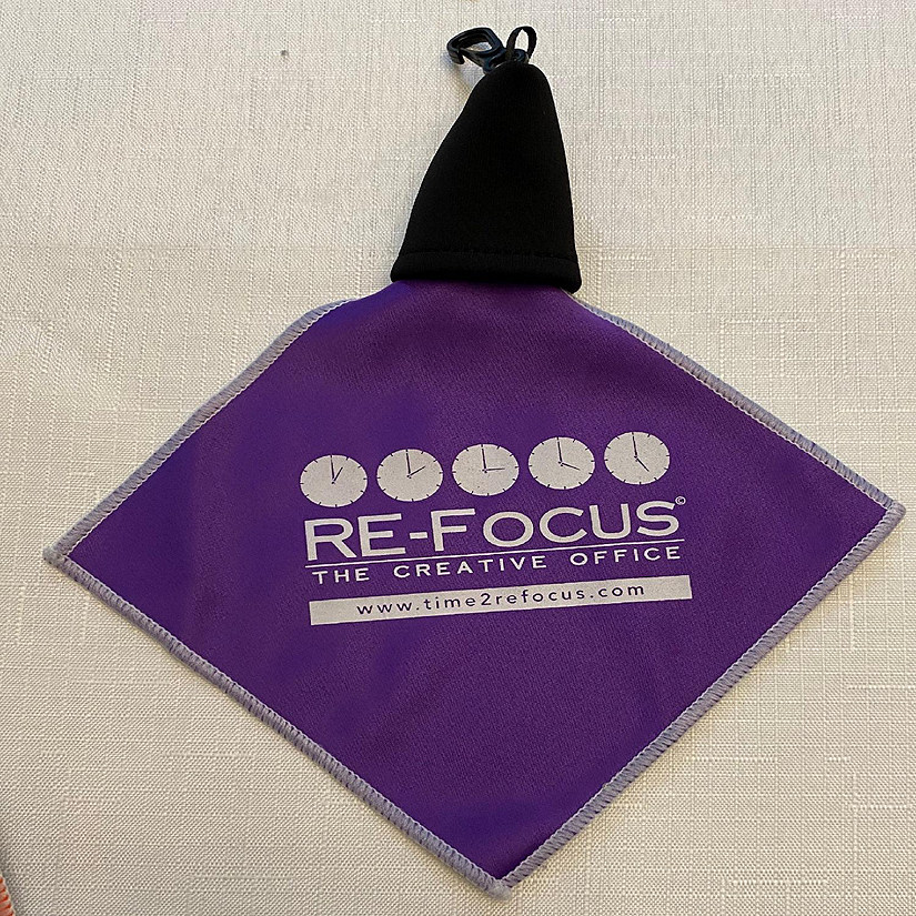 Purple Microfiber Cleaning Cloth Key Chain Oriental Trading