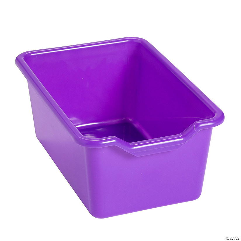 Purple Scoop-Front Storage Bins - 10 Pc. Image