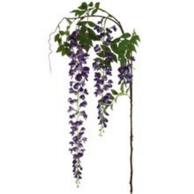 Purple Silk Wisteria Spray Image