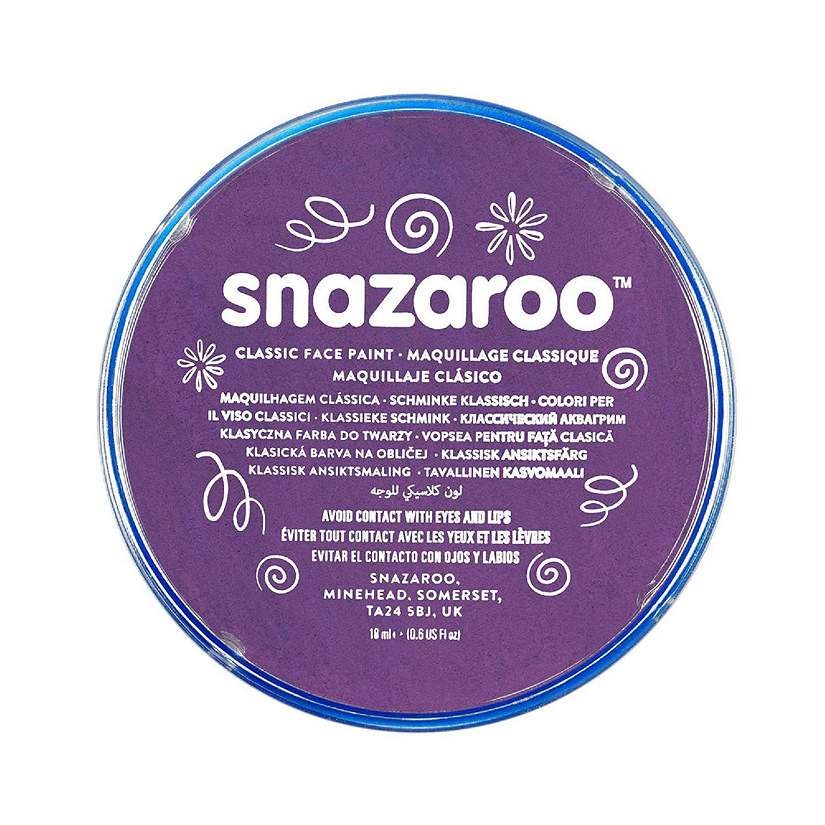 Purple Snazaroo Face Paint Costume Accessory Image