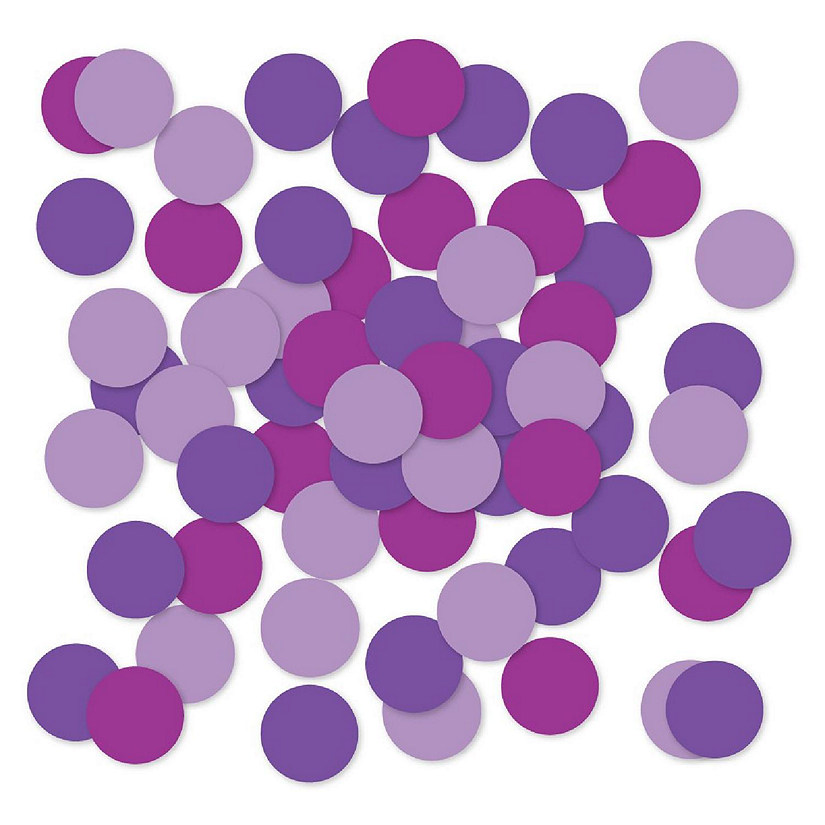 Purple Trio Confetti, 180-Pack Image