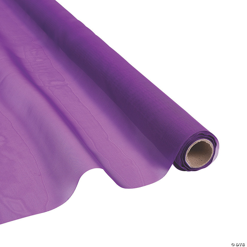 Purple Voile Sheer Fabric Roll Image
