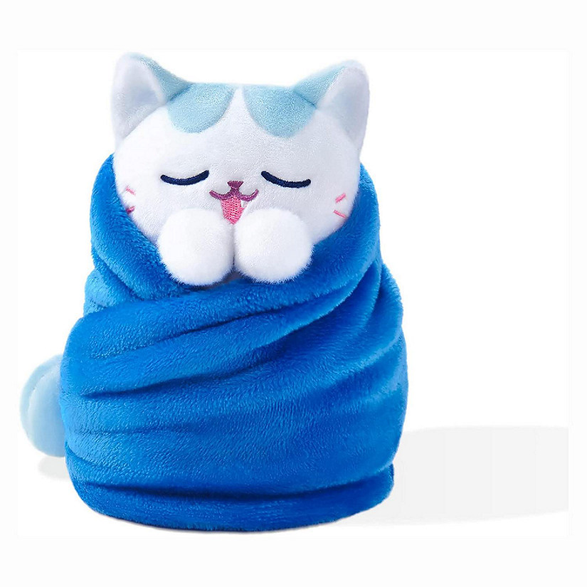Purritos 7 Inch Plush Cat in Blanket  Snow Cone Image