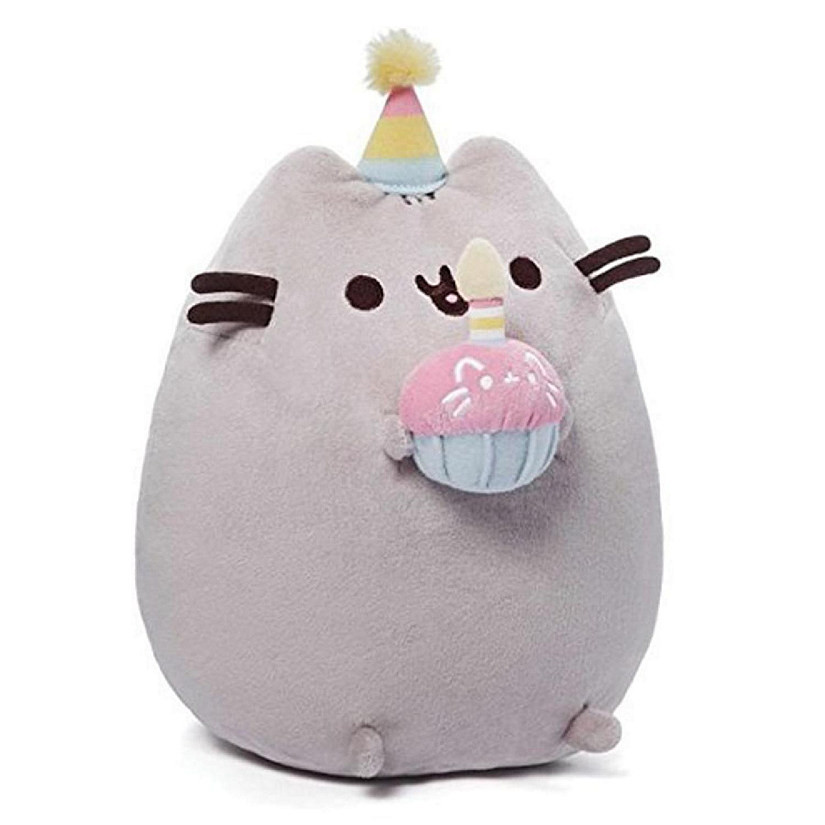 Pusheen the Cat Birthday Cupcake 10" Plush Image